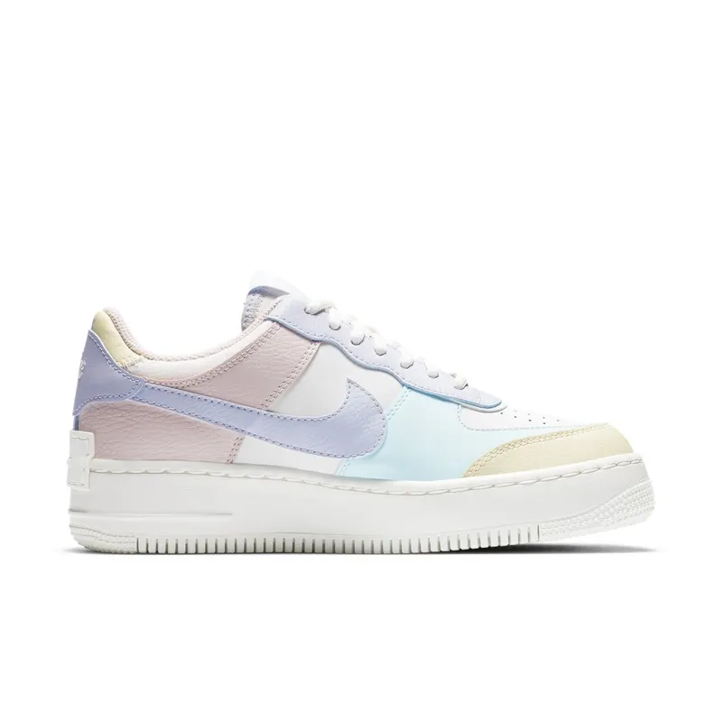 Nike WMNS Air Force 1 Shadow White Glacier Blue Ghost (2020) (CI0919-106)