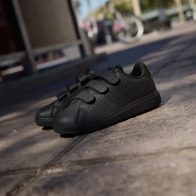 Adidas Advantage Base 2.0 Kids Core Black / Core Black / Grey Six (IE9018)