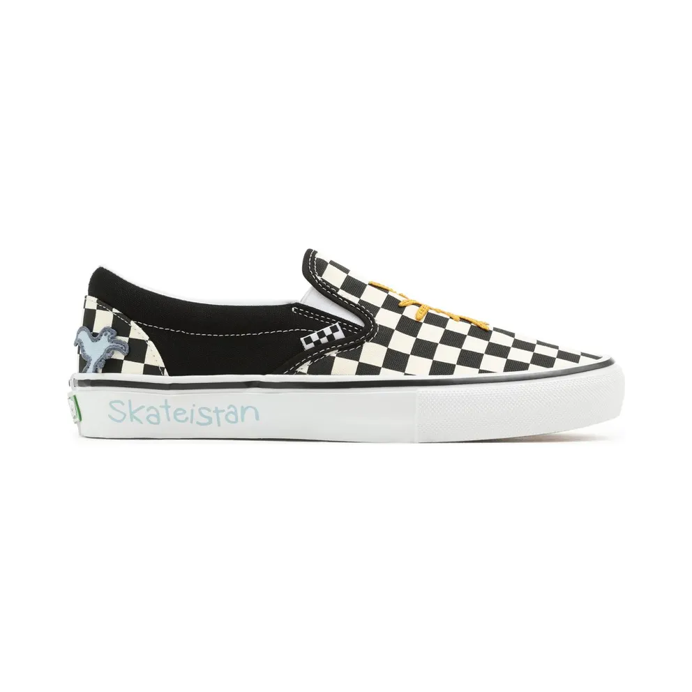 VANS Vans X Skateistan Skate Slip-on Shoes Black (VN0A5FCA89C)