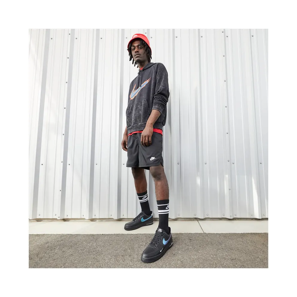 Nike Air Force 1 ’07 Low Black Blue Lightning (FD0654-001)