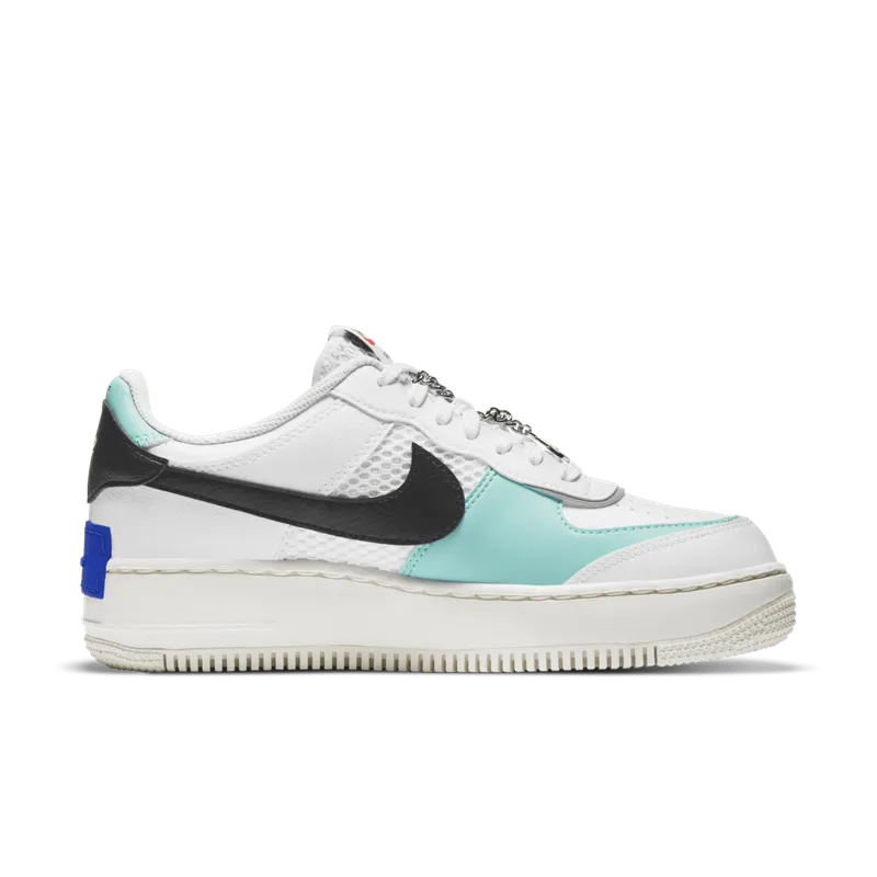 Nike Air Force 1 Shadow White Blue Black (W) (DH1965-100)