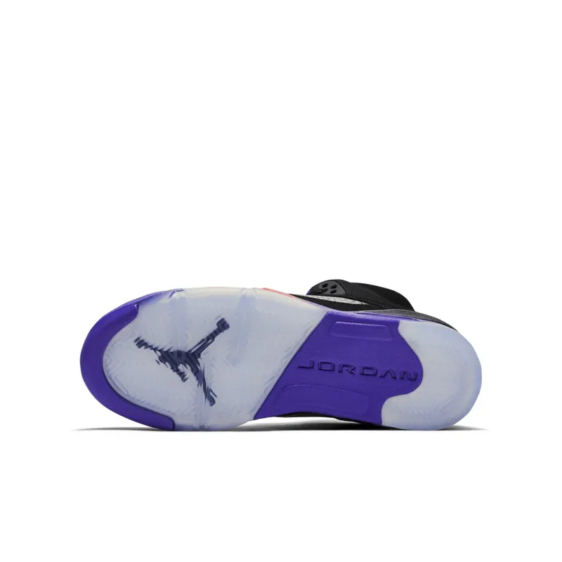 Jordan 5 Retro Fierce Purple (GS) Black/Ember Glow-Fierce Purple (440892-017)