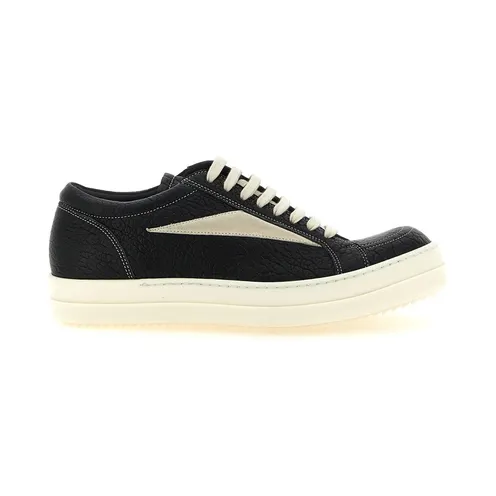 Rick Owens Vintage Sneaks “White/Black” (RU02F4897LBBLVS911)