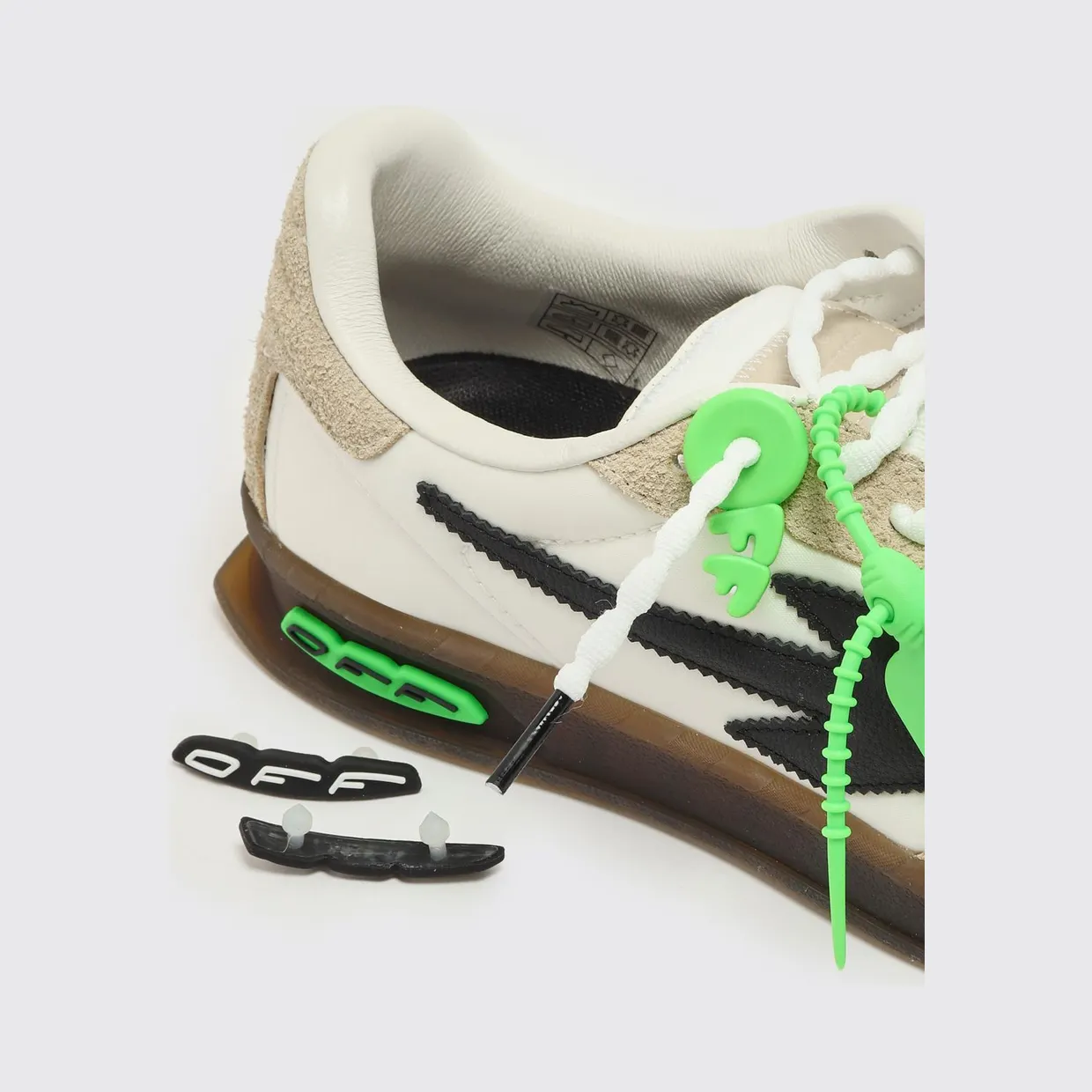 Off-White Suede and Nylon End of Play Sneakers White (OMIA2ALS26FAB0026865) (4)