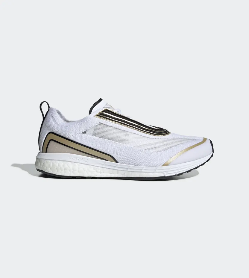 Adidas Stella McCartney x Boston ‘White Golden Butter’ Cloud White/Golden Butter/Cloud White (EF2212)