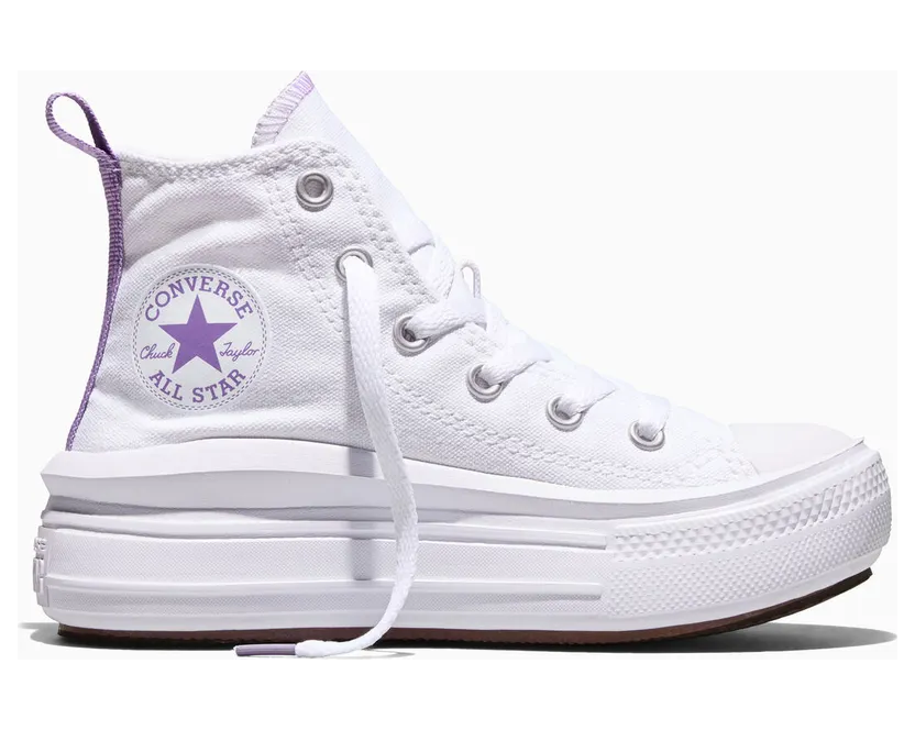 Converse Chuck Taylor All Star Move Platform Wit/pixel Purple/wit