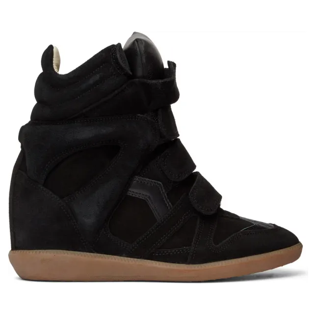 Isabel Marant Black Beckett Sneakers (00MBK0006-00M101S)