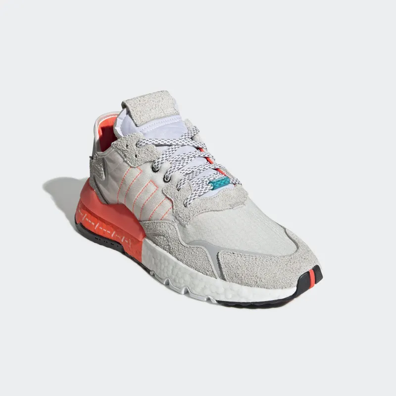 adidas Nite Jogger Morse Code Footwear White/Solar Red/Crystal White (EH0249)