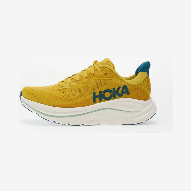 Hoka One Clifton 10 Yellow Gold Tidal Wave