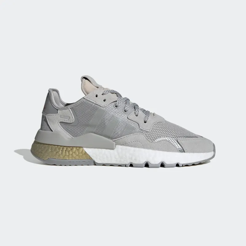 adidas Nite Jogger Grey Two Gold Metallic Grey Two/Grey Two/Gold Metallic (FW5335)