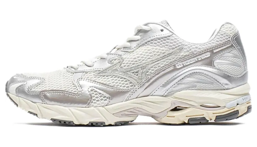 Mizuno Wave Rider 10 Metallic Snow White (D1GA243104)