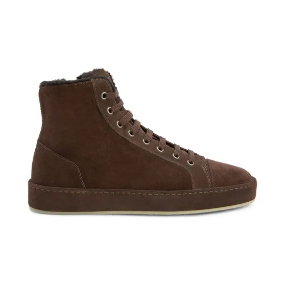 Giuseppe Zanotti GZ-City High-Top-Sneakers aus Wildleder “Brown” (RU40000002)