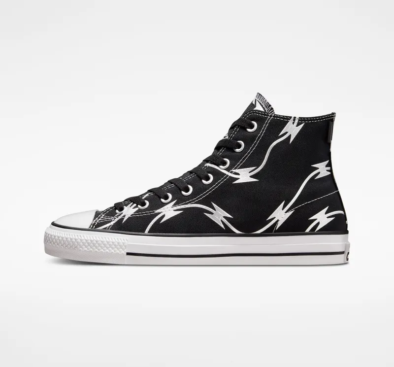 Converse Cons Chuck Taylor All Star Pro Razor Wire Black/pure Silver/White (A04372C)