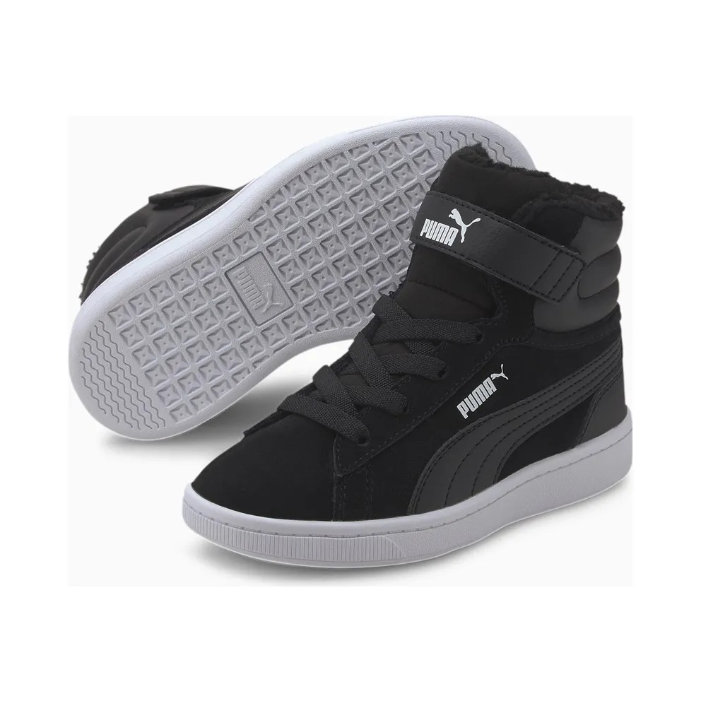 Puma Vikky v2 Mid Fur V White/Black (370623-03)