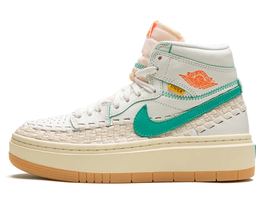 Air Jordan 1 Elevate x UNION x Bephies Beauty Supply Sail/Muslin/Gum Yellow/Kinetic Green (FD0696-100)