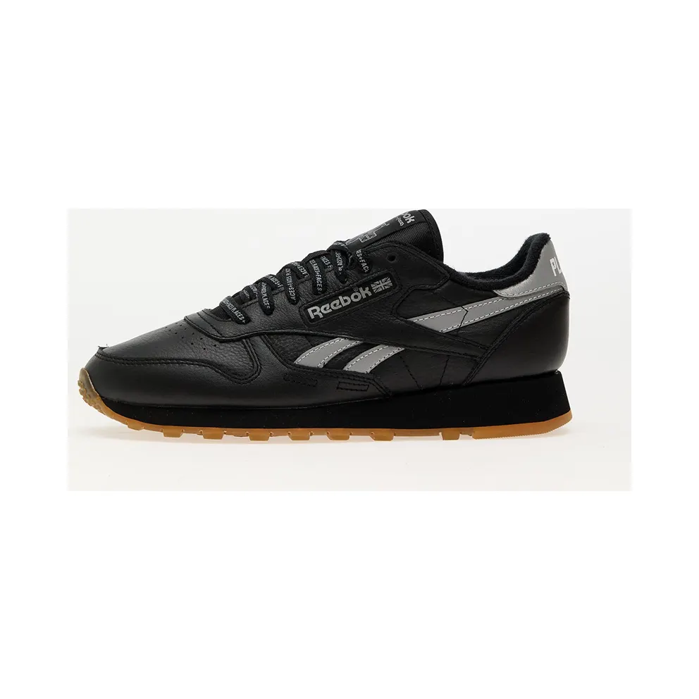 Reebok x Places + Faces Classic Leather Catalyst LTD “Black / Silver / White” (RMIA04CC99LEA0071072)