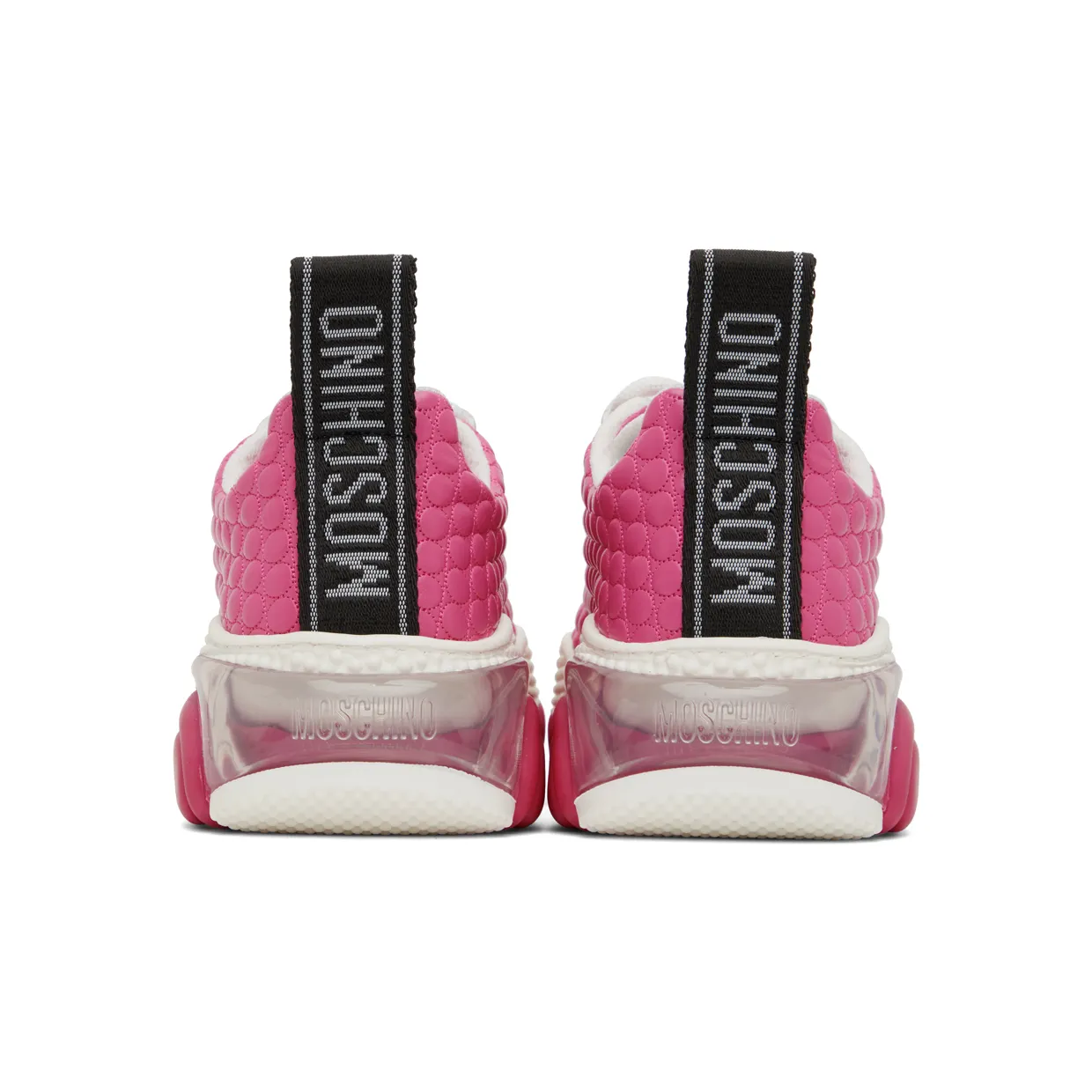 Moschino Pink Teddy Bubble Sneakers (MA15553G0F MAG) (2)