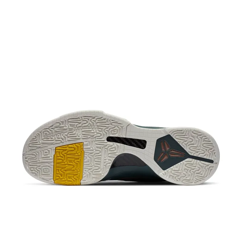 Nike Kobe 5 Protro EYBL Girls (2020) Forest Green/Metallic Red Bronze-Speed Yellow-Forest Green (CD4991-300)