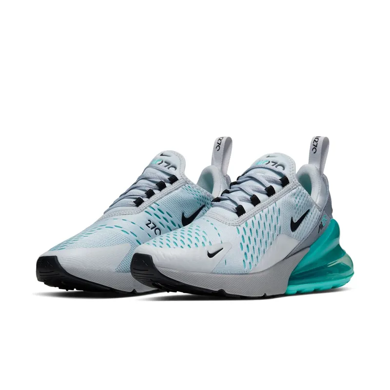 Nike Air Max 270 Platinum Aurora (W) Pure Platinum/Black-Aurora Green (AH6789-025)