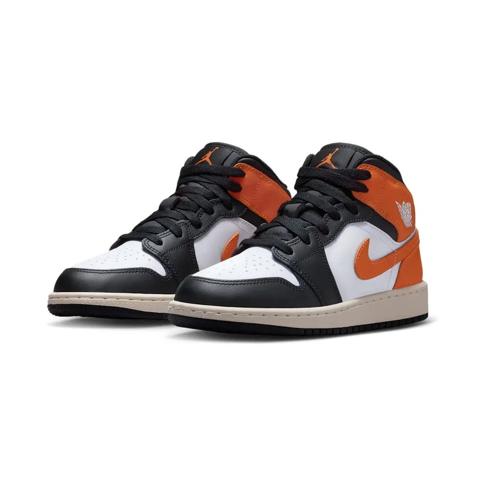 Air Jordan 1 Mid GS “Starfish Black Toe” (DQ8423-801)