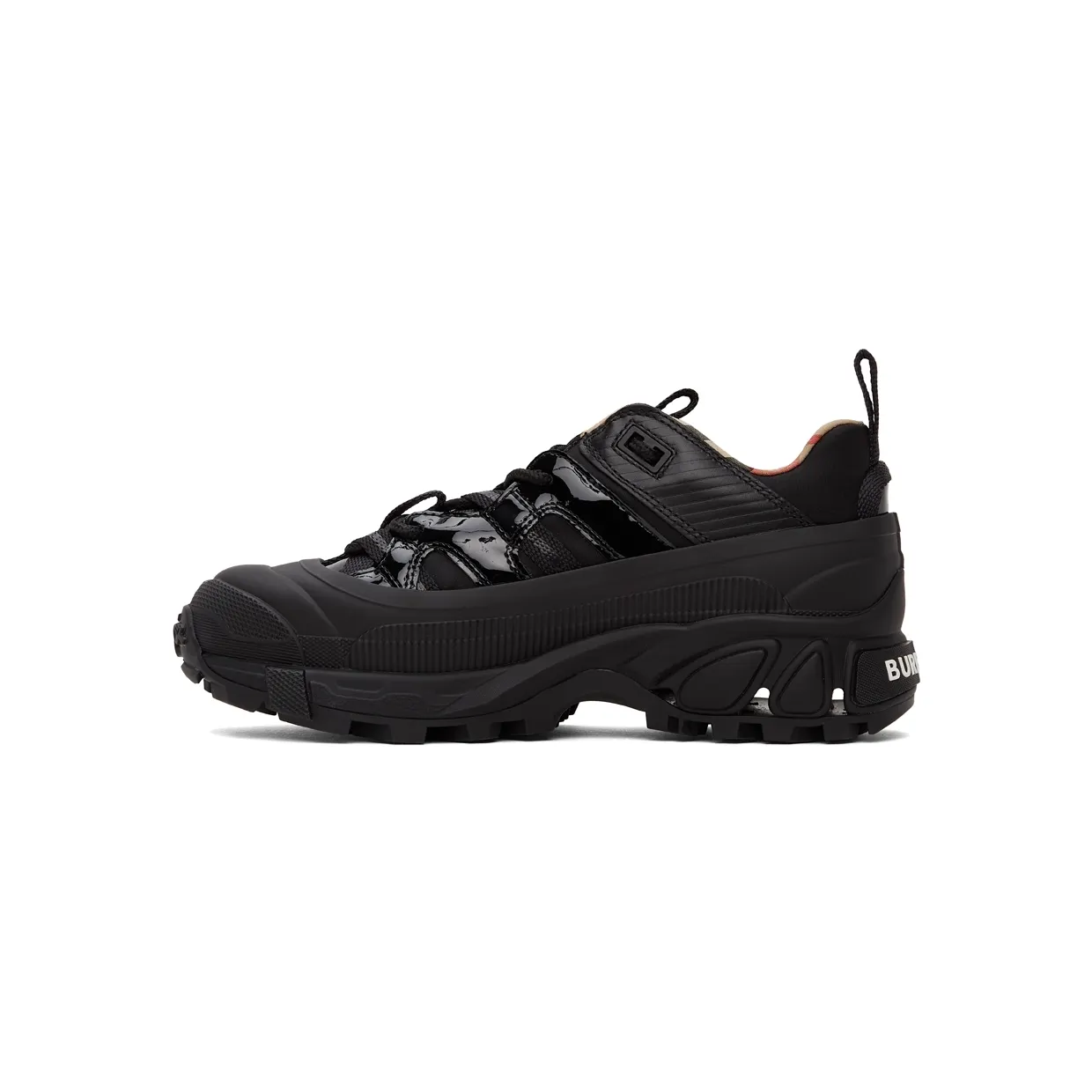 Burberry Black Patent Arthur Sneakers (8036166) (3)