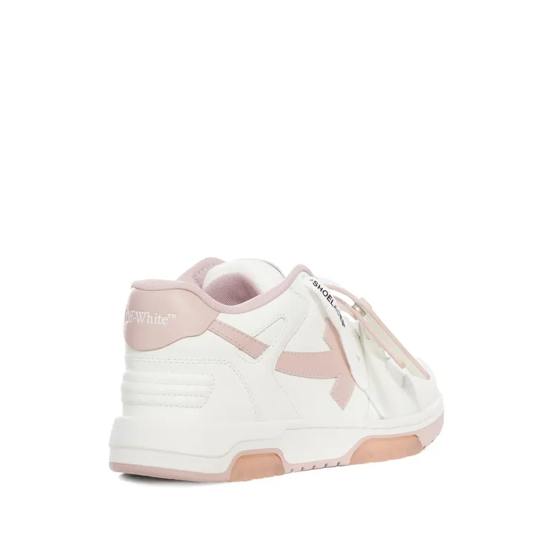 Off-white Lace-up Panelled Leather “White/Pink” (W259C9L018 WHIPK)