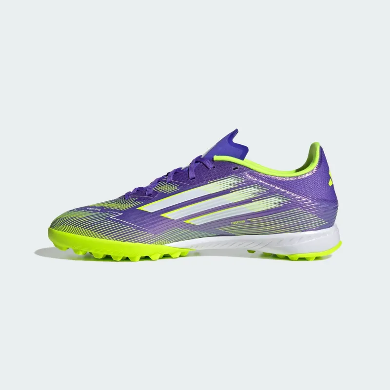 adidas F50 League TF Purple Rush Cloud White Lucid Lemon (JH7724)