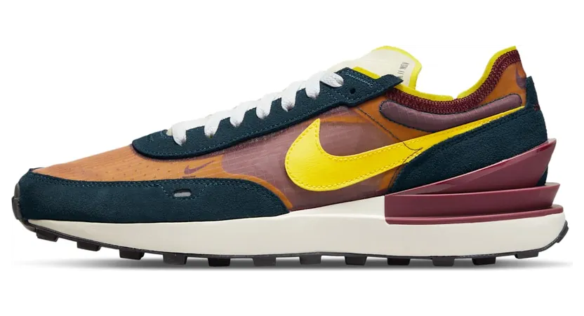 Nike Waffel One SE Dark Beetroot / Yellow Strike / Armory Navy (DD8014-600)