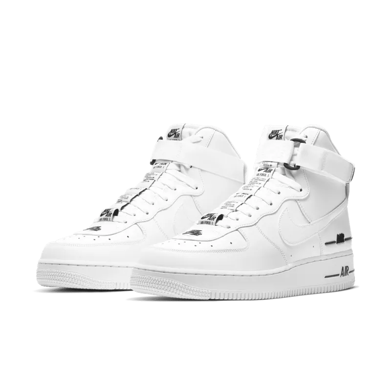 Nike Air Force 1 High Dual Air White Black White/Black-White (CJ1385-100)