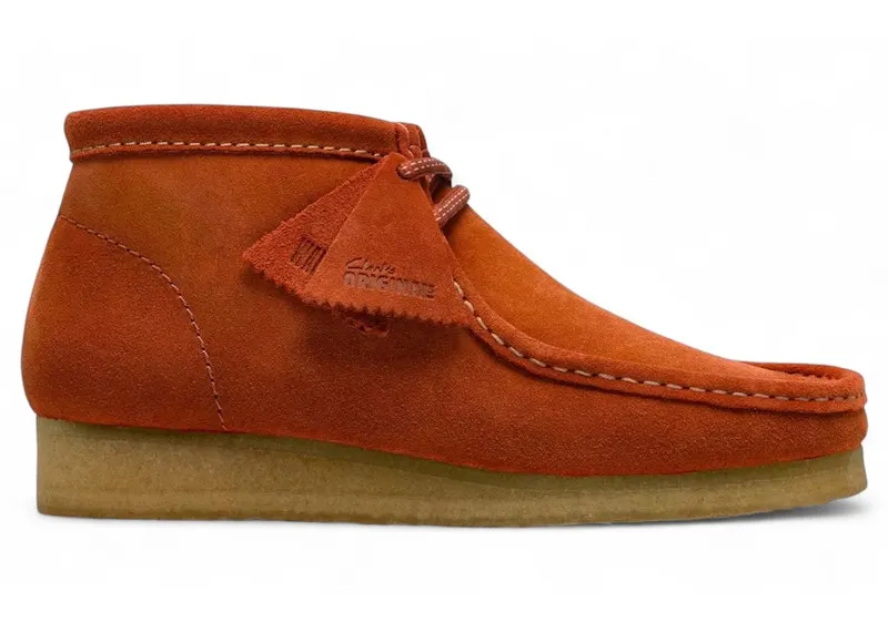 Clarks Originals Wallabee Boot Orange Suede (26185643)