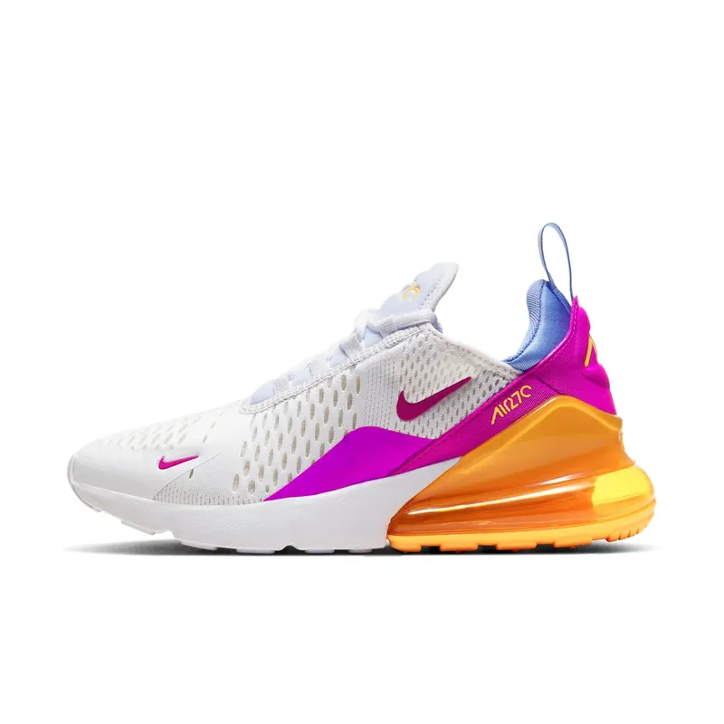 Nike Air Max 270 Easter (2020) (W) White/Purple-Orange (CZ9275-100)
