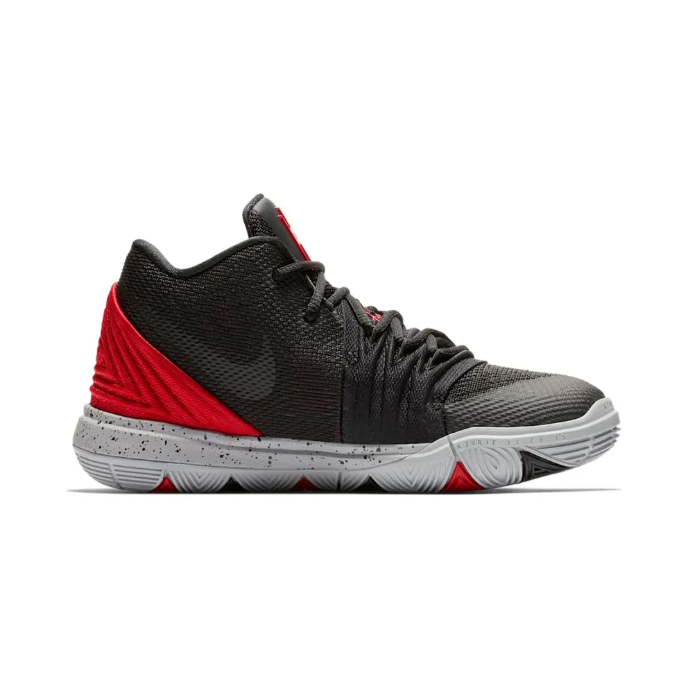Nike Kyrie 5 Bred (PS) University Red/Black-Pure Platinum (AQ2458-600)