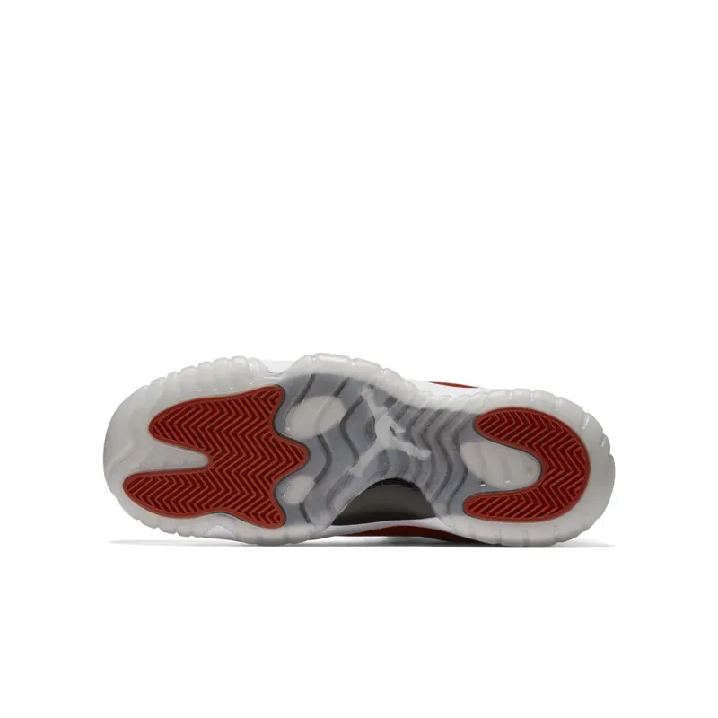 Jordan  11 Retro Low Cherry 2016 (GS) White/Varsity Red-Black (528896-102)