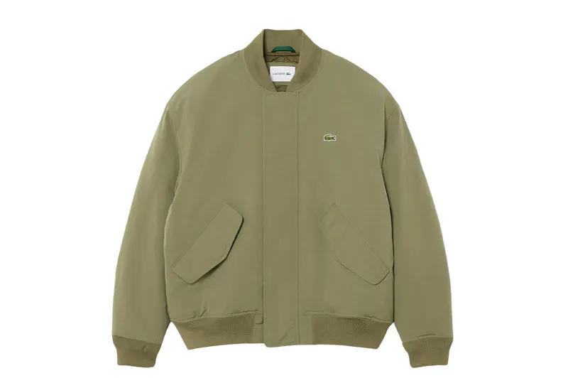 Lacoste – Bomberjacke aus wasserabweisendem Taft – Jacke-Windbreaker (BH1204-00-BMY)