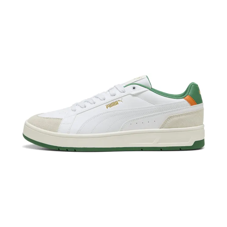 Puma Court Classico Sport “Warm White / Puma White / Archive Green” (400731_03)