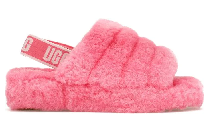 UGG Fluff Yeah Slide Pink Rose (1095119-PKRS)