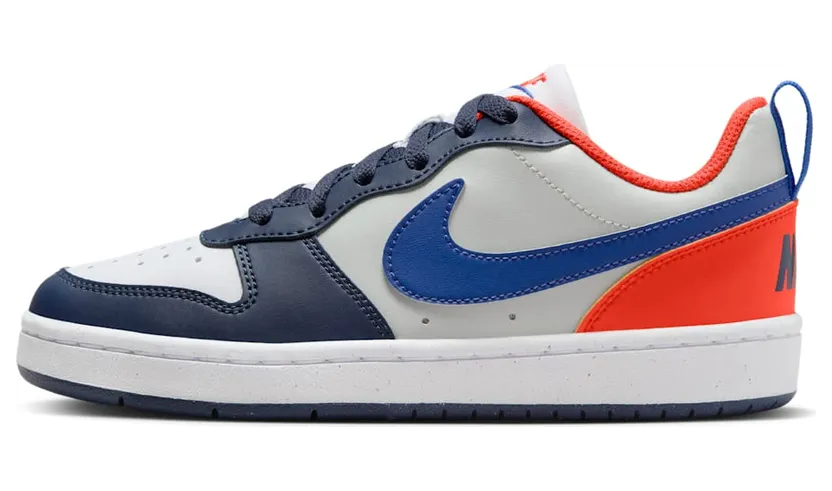 Nike Court Borough Low Recraft Midnight Navy Team Orange Light Silver Hyper Royal (DV5456-401)