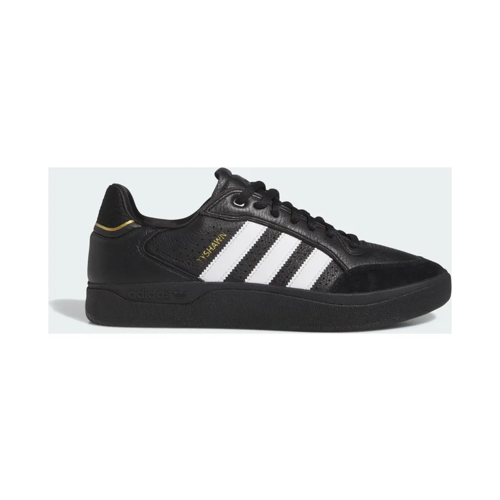 adidas Tyshawn Low Core Black / Cloud White / Gold Metallic (IE3124)