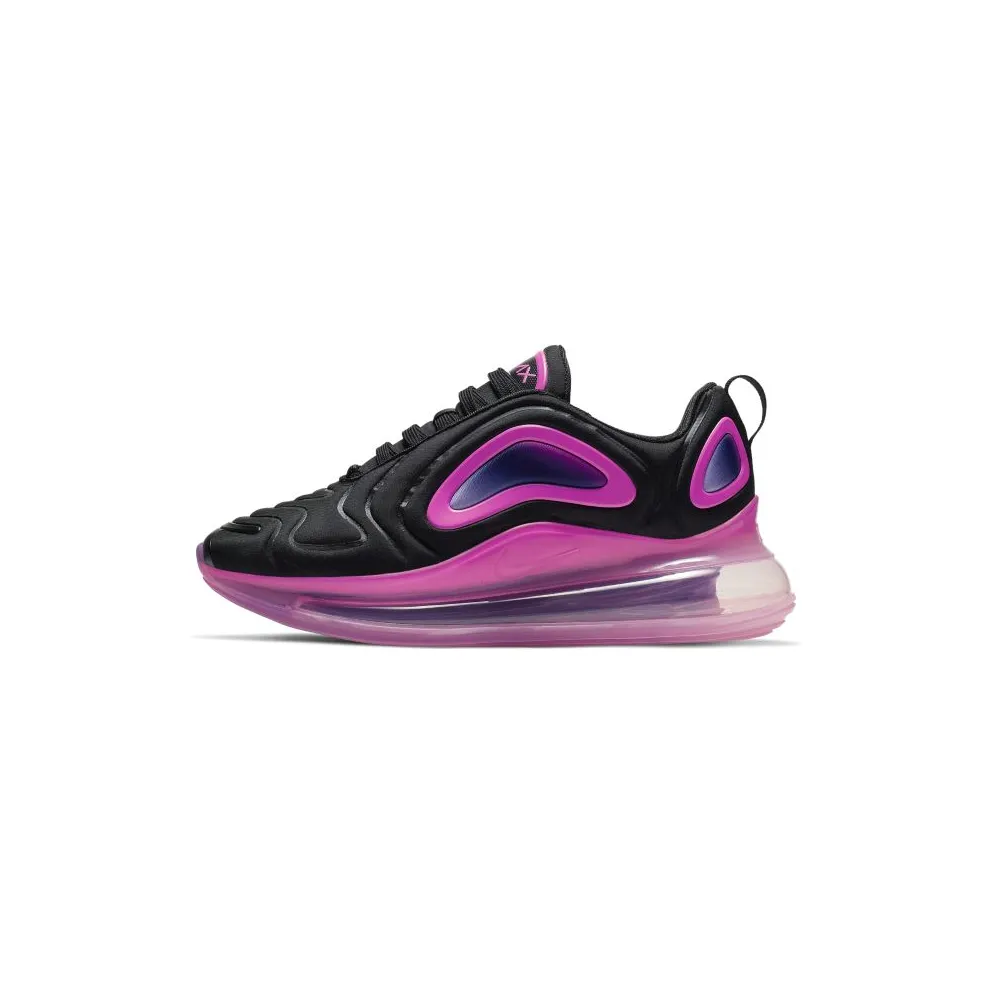 Nike Air Max 720 Black Laser Fuchsia (GS) Black/Laser Fuchsia-Regency Purple-Black (AQ3196-007)