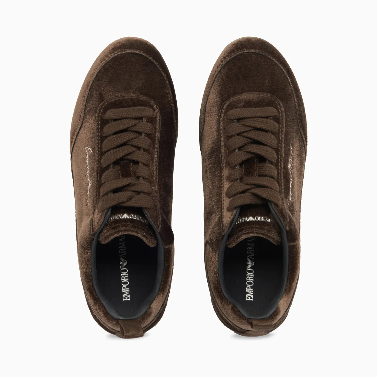 Armani Low-Top Sneakers With An Embroidered Side Logo (EW005078-AF14380-U7001) (3)