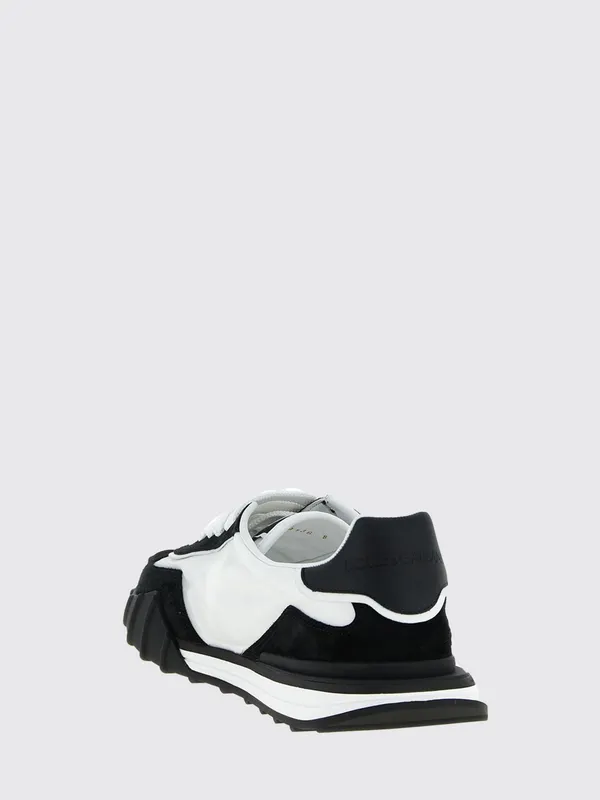Dolce & Gabbana DG Athletic Suede and Nylon White 1 (CS2384A013689697)