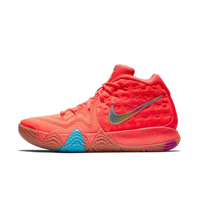 Nike Kyrie 4 Lucky Charms (Special Cereal Box Package) Bright Crimson/Multi-Color (BV0428-600)