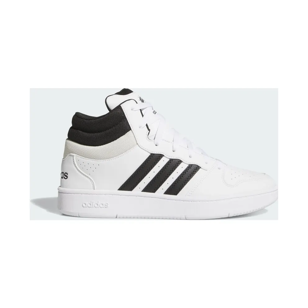 Adidas HOOPS MID CLASSIC Shoes Cloud White / Core Black / Orbit Grey (KI1032)
