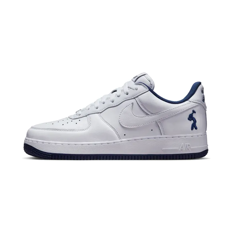 Nike Air Force 1 ’07 Low Flax “White / Midnight Navy / Dark Powder Blue” (IB5720-100)