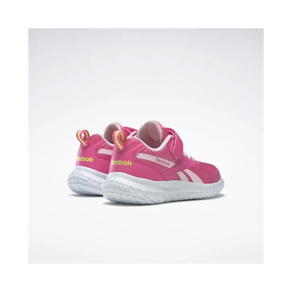 Reebok Rush Runner 3 Alt Shoes Kicks Pink / Porcelain Pink / Yellow Flare