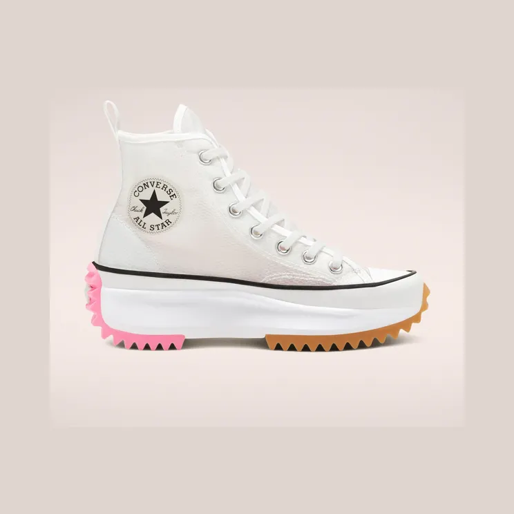 Converse Run Star Hike High ‘Concrete Heat – White’ White/Black/Electric Rush (167851C)