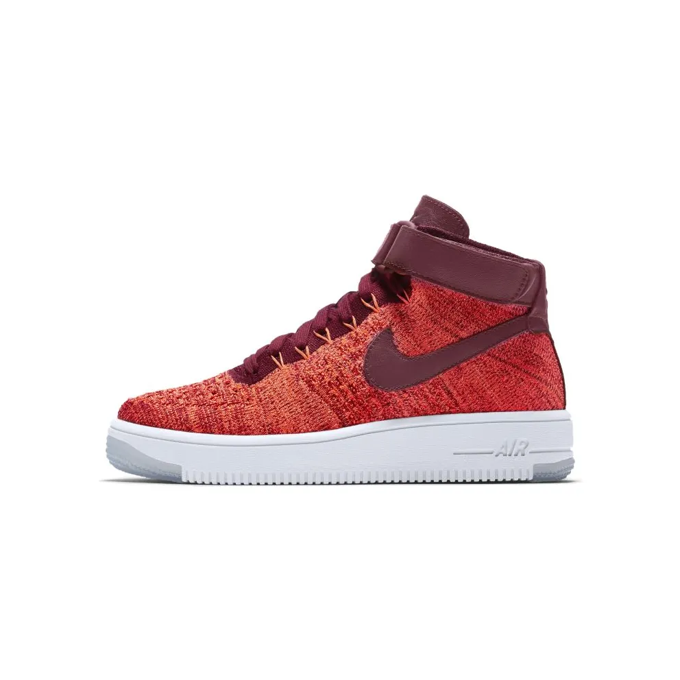 Nike Air Force 1 Flyknit Total Crimson Team Red (W) Total Crimson/Team Red (818018-800)
