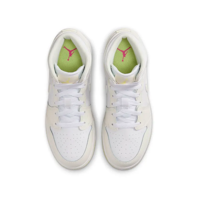 Jordan 1 Mid GS “Sail Light Laser Orange” (FD8780-181)