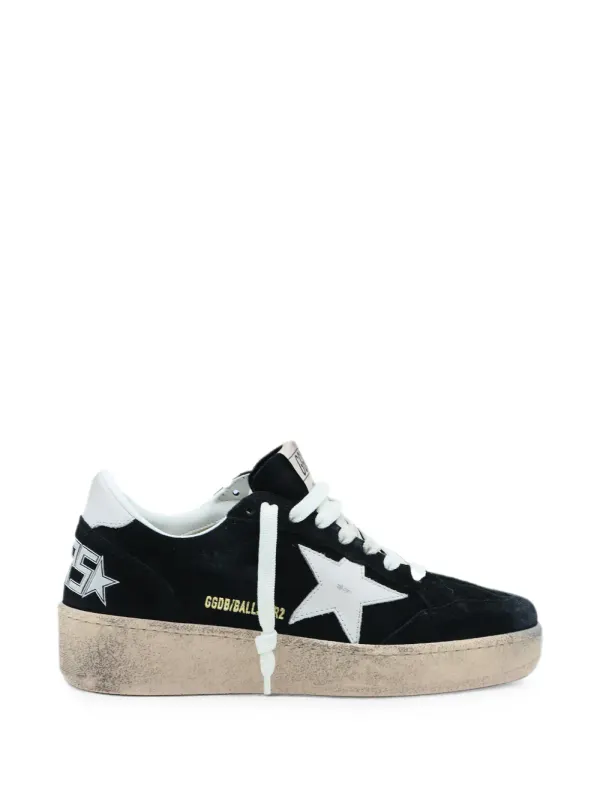 Golden Goose Sneakers with gerafeld effect and sterpatch – Black (GWF00804F008504)