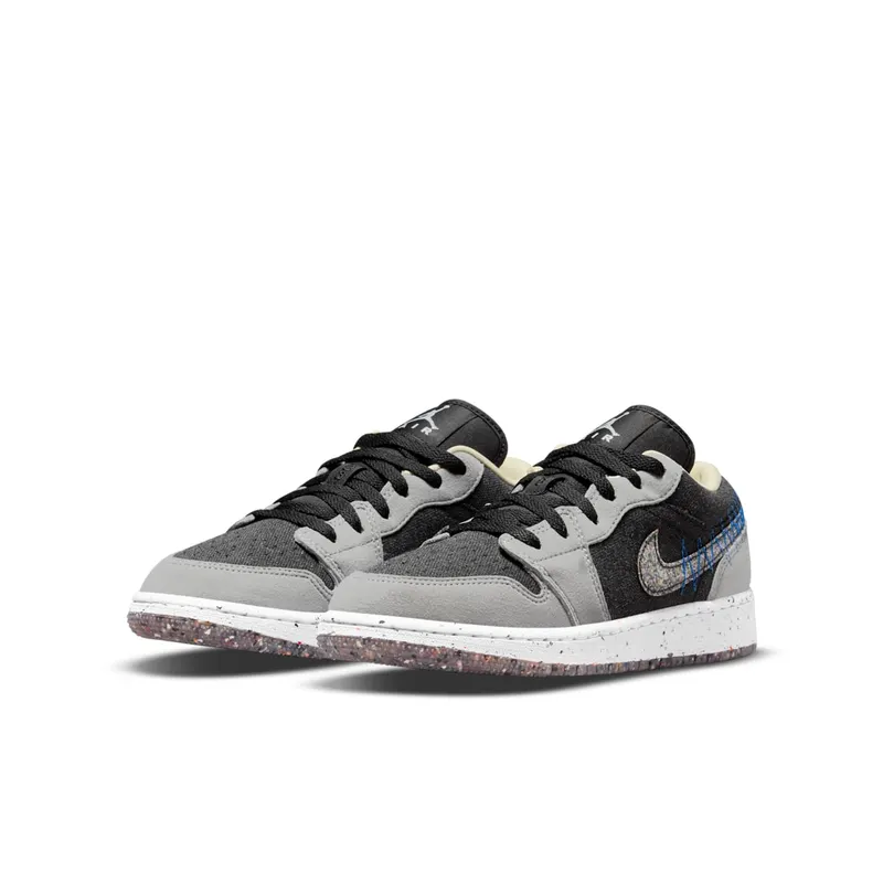 Jordan 1 Low SE Crater Grey Black (GS) (DM4690-001)